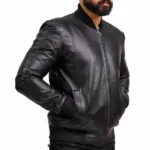 Black Bomber Jacket Mens Right Black Bomber Jacket Mens Right