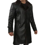 Black Shearling Coat Mens Left Black Shearling Coat Mens Left
