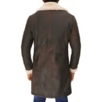 Brown Leather Coat With Fur Back Brown Leather Coat With Fur Back