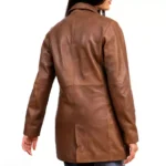 Brown Leather Coat Womens Right Back Brown Leather Coat Womens Right Back