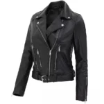 Real Black Leather Jacket Right Real Black Leather Jacket Right