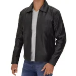 Vintage Black Leather Jacket Right Vintage Black Leather Jacket Right