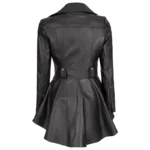 Black Peplum Jacket Back