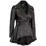 Black Peplum Jacket Left