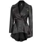 Black Peplum Jacket Right