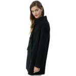 Black Wool Womens Coat Right Black Wool Womens Coat Right