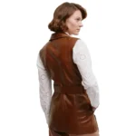 Brown Vest Womens Back Brown Vest Womens Back