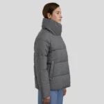 Grey Puffer Jacket Left Grey Puffer Jacket Left