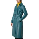 Light Blue Trench Coat Right Light Blue Trench Coat Right