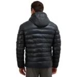 Lightweight Puffer Jacket With Hood Back Lightweight Puffer Jacket With Hood Back