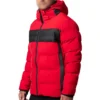 Red Black Puffer Jacket