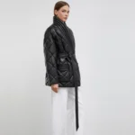 black puffer jacket women right black puffer jacket women right