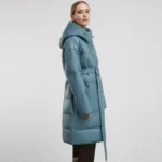 blue puffer jacket ladies right