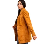 brown suede coat womens left brown suede coat womens left