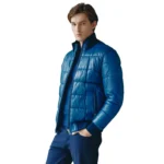 light blue puffer jacket left light blue puffer jacket left