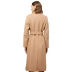 long brown wool coat womens back long brown wool coat womens back