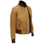 suede biker jacket womens front left suede biker jacket womens front left