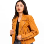 suede biker jacket womens front open suede biker jacket womens front open