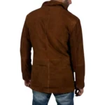 brown suede mens coat back brown suede mens coat back