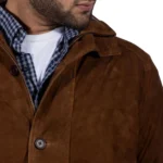 brown suede mens coat collar brown suede mens coat collar