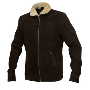 Mens Rick Grimes Faux Leather Jacket Sale