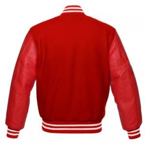 Red Lettermen Jacket