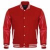 Red Varsity Letterman Jacket