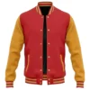 Red And Gold Letterman Jacket