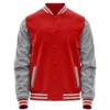 red and gray letterman jacket red and gray letterman jacket