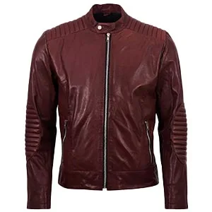 Maroon Leather Jackets