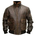 A2-Fur Distressed Brown Jacket For Men And Women A2-Fur Distressed Brown Jacket For Men And Women