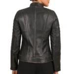 Cafe Racer Black Jacket For Women Cafe Racer Black Jacket For Women