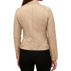 Doge Beige Leather Jacket (2)