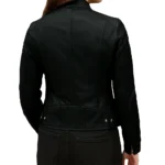 Doge Black Leather Jacket For Sale