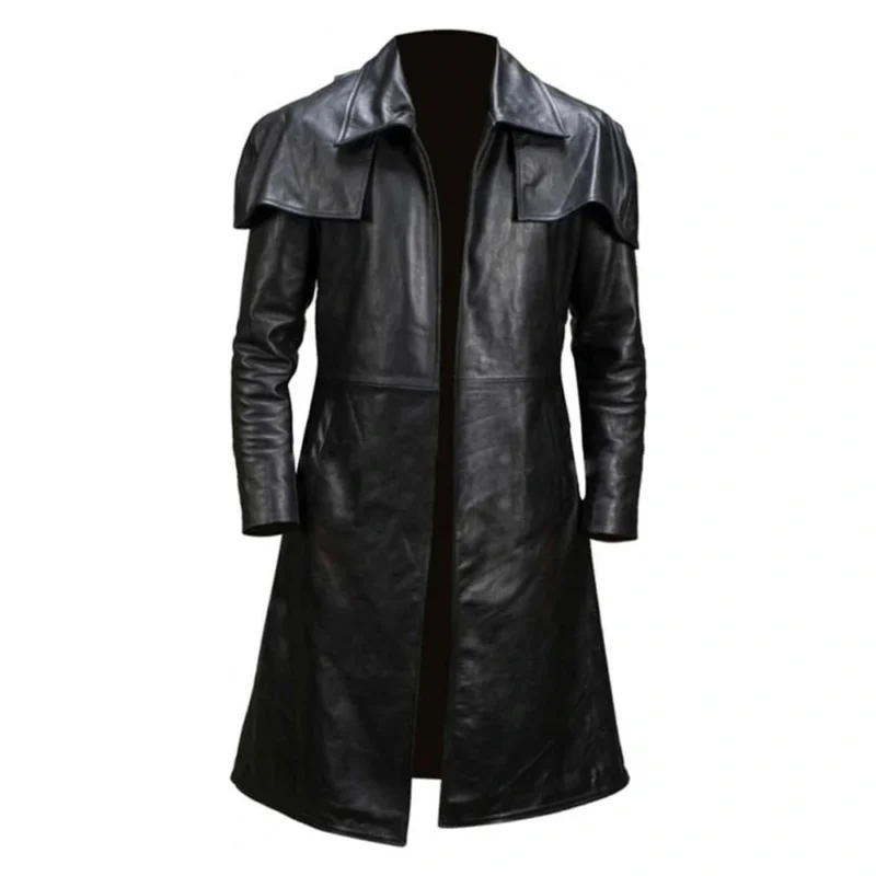 Fallout New Vegas Veteran Ranger NCR Trench Black Coat