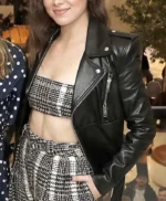Hailee Steinfeld Leather Biker Jacket