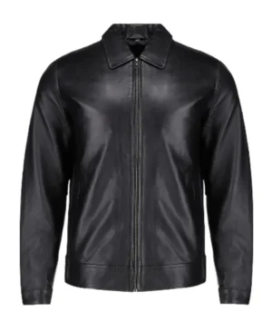 Harrison Black Harrington Leather Jacket
