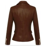 Kim Blazer Cognac Coat Back Kim Blazer Cognac Coat Back