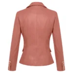 Kim Blazer Pink Coat Back Kim Blazer Pink Coat Back