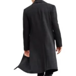 Men And Women Wool Single Breasted Black Trench Coat Men And Women Wool Single Breasted Black Trench Coat