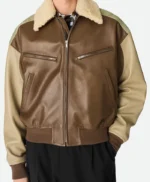 Men's Bomber Leather Jacket Men's Bomber Leather Jacket