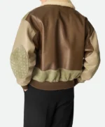 Men's Shearling Bomber Leather Jacket For Sale Men's Shearling Bomber Leather Jacket For Sale