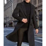 Men's Wool Single Breasted Trench Coat For Sale Men's Wool Single Breasted Trench Coat For Sale
