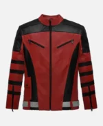 Red One Dwayne Johnson Genuine Leather Jacket