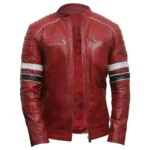 Retro Style Cafe Racer Genuine Leather Jacket Retro Style Cafe Racer Genuine Leather Jacket