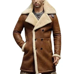 Shearling Brown Coat (3)