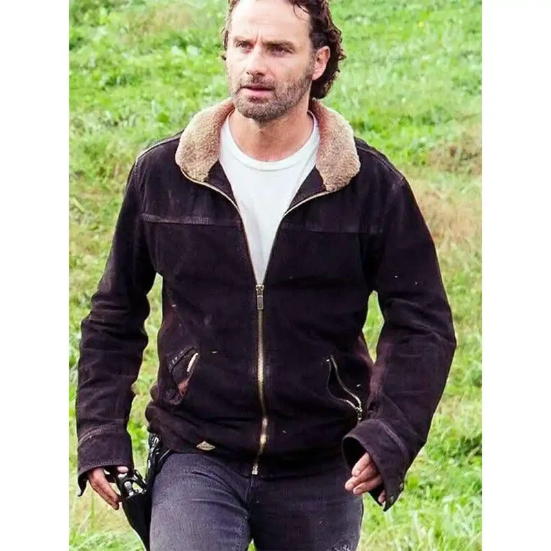 The Walking Dead Rick Grimes Leather Jacket