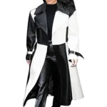Two Tone Leather Trench Coat Two Tone Leather Trench Coat
