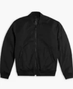 Union Black Bomber Leather Jacket Union Black Bomber Leather Jacket