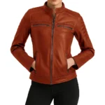 Women CR Cognac Jacket For Women Women CR Cognac Jacket For Women